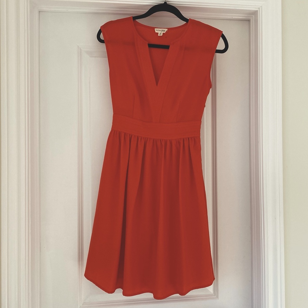 Madison Jules Tangerine Dress